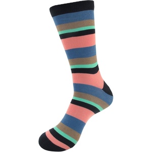 image:imageBambooMN Mens Rayon from Bamboo Fiber Stripe Socks Two SizesColor 6