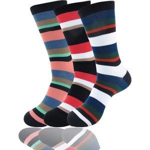 image:imageBambooMN Mens Rayon from Bamboo Fiber Stripe SocksAssortment 3b