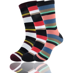 image:imageBambooMN Mens Rayon from Bamboo Fiber Stripe SocksAssortment 3d
