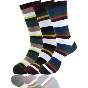 image:imageBambooMN Mens Rayon from Bamboo Fiber Stripe SocksAssortment 3e