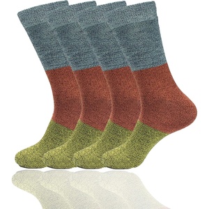image:imageBambooMN Mens Rayon from Bamboo Fiber Stripe SocksBlue Red Green
