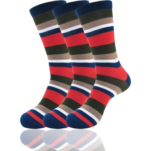 image:imageBambooMN Mens Rayon from Bamboo Fiber Stripe SocksColor 1