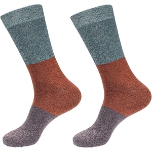 image:imageBambooMN Mens Rayon from Bamboo Fiber Ultra Breathable Superior Wicking Classic Crew Socks  2 Pair Value PacksBlue Red Purple