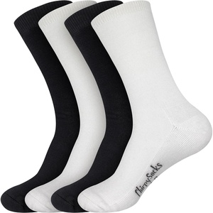 image:imageBambooMN Mens Thin with Thick Comfort Sole Socks Rayon from Bamboo Fiber Dress Casual Comfortable Socks 4 Pairs 2 SizesAssortment 99