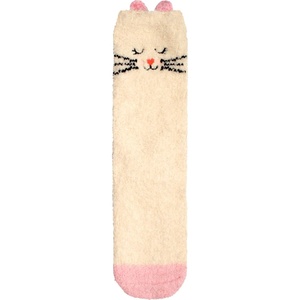 image:imageBambooMN Super Soft Cozy Warm Cute Animal NonSlip Fuzzy Crew Winter Socks 1 PairKitty
