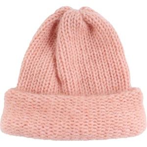 image:imageBambooMN Super Soft Hand Knit Winter Hat for Women Men and Children09 Peach