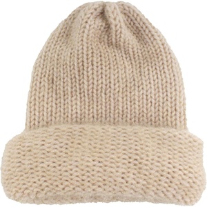 image:imageBambooMN Super Soft Hand Knit Winter Hat for Women Men and Children16 Latte
