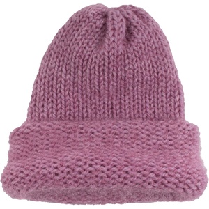image:imageBambooMN Super Soft Hand Knit Winter Hat for Women Men and Children22 Lilac