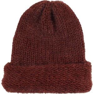 image:imageBambooMN Super Soft Hand Knit Winter Hat for Women Men and Children24 Mahogany