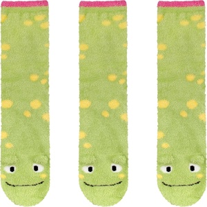 image:imageBambooMN Super Soft Warm Cute Furry Animal NonSlip Fuzzy Cozy Fluffly Crew Winter Home Socks Value Pack11 Frog
