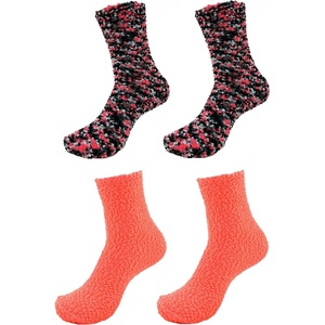 image:imageBambooMN Super Soft Warm Knobby Microfiber Fuzzy Socks  Value PackAssortment 73