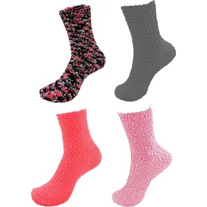 image:imageBambooMN Super Soft Warm Knobby Microfiber Fuzzy Socks  Value PackAssortment 75