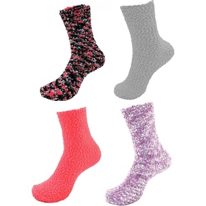 image:imageBambooMN Super Soft Warm Knobby Microfiber Fuzzy Socks  Value PackAssortment 76