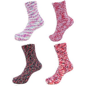 image:imageBambooMN Super Soft Warm Knobby Microfiber Fuzzy Socks  Value PackAssortment 86