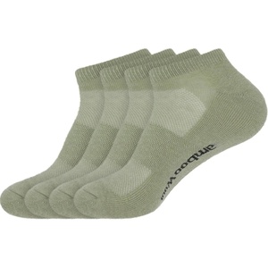 image:imageBambooMN Unisex Men and Womens Rayon from Bamboo Wool Blend Athletic Ankle Socks for Home Travel Work and Sport 2 Pairs08 Olive Green  4 Prs