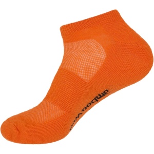 image:imageBambooMN Unisex Men and Womens Rayon from Bamboo Wool Blend Athletic Ankle Socks for Home Travel Work and Sport 2 Pairs09 Orange  1 Pr