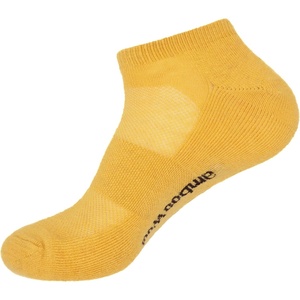 image:imageBambooMN Unisex Men and Womens Rayon from Bamboo Wool Blend Athletic Ankle Socks for Home Travel Work and Sport 2 Pairs10 Yellow  1 Pr