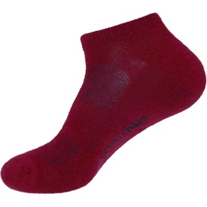 image:imageBambooMN Unisex Men and Womens Rayon from Bamboo Wool Blend Athletic Ankle Socks for Home Travel Work and Sport 2 Pairs11 Maroon  1 Pr