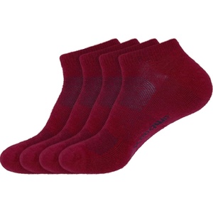 image:imageBambooMN Unisex Men and Womens Rayon from Bamboo Wool Blend Athletic Ankle Socks for Home Travel Work and Sport 2 Pairs11 Maroon  4 Prs
