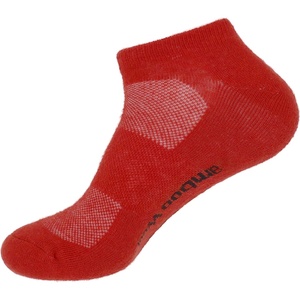 image:imageBambooMN Unisex Men and Womens Rayon from Bamboo Wool Blend Athletic Ankle Socks for Home Travel Work and Sport 2 Pairs13 Cherry Red  1 Pr