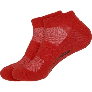 image:imageBambooMN Unisex Men and Womens Rayon from Bamboo Wool Blend Athletic Ankle Socks for Home Travel Work and Sport 2 Pairs13 Cherry Red  2 Prs