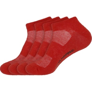 image:imageBambooMN Unisex Men and Womens Rayon from Bamboo Wool Blend Athletic Ankle Socks for Home Travel Work and Sport 2 Pairs13 Cherry Red  4 Prs