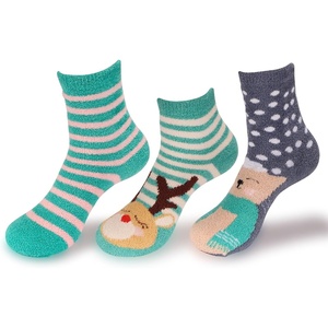 image:imageBambooMN Womens Christmas Xmas Animal Super Soft Cozy Warm Fuzzy Comfy Home Indoor Outdoor SocksAsst C