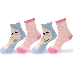 image:imageBambooMN Womens Christmas Xmas Animal Super Soft Cozy Warm Fuzzy Comfy Home Indoor Outdoor SocksAsst J