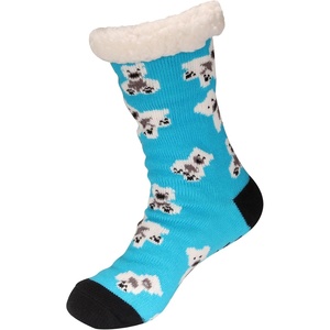 image:imageBambooMN Womens Classic Thick Winter Fleeced Thermal Cabin Crew Slipper Socks 1 Pair08 Polar Bear