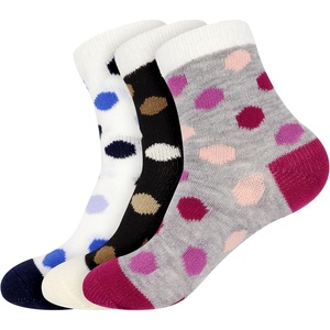 image:imageBambooMN Womens Double Layer Thick Cabin Winter Socks  3 PairsAsst D