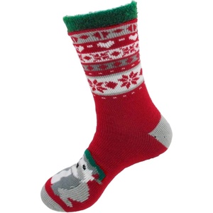 image:imageBambooMN Womens Double Layer Thick Super Soft Cozy Warm Fuzzy Comfy Home Indoor Outdoor Cabin Sock 1 Pair03 Koala Bear