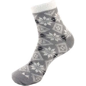 image:imageBambooMN Womens Double Layer Thick Super Soft Cozy Warm Fuzzy Comfy Home Indoor Outdoor Cabin Sock 1 PairStyle No 21