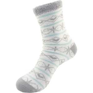 image:imageBambooMN Womens Double Layer Thick Super Soft Cozy Warm Fuzzy Comfy Home Indoor Outdoor Cabin Sock 1 PairStyle No 39