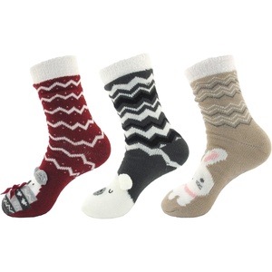 image:imageBambooMN Womens Extra Thick Plush Super Soft Warm Fuzzy Cozy Home Indoor Outdoor Cabin SocksAssorment L