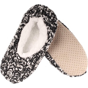 image:imageBambooMN Womens Gradient Cozy Fuzzy Indoor Home Slippers  1 PairCozy Black