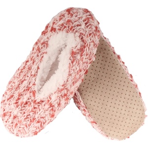 image:imageBambooMN Womens Gradient Cozy Fuzzy Indoor Home Slippers  1 PairCozy Rose Pink Red
