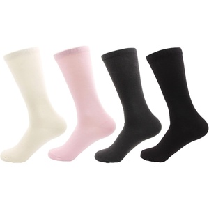 image:imageBambooMN Womens Rayon from Bamboo Fiber Socks  Moisture Wicking Classic Casual Dress SocksAsst 99