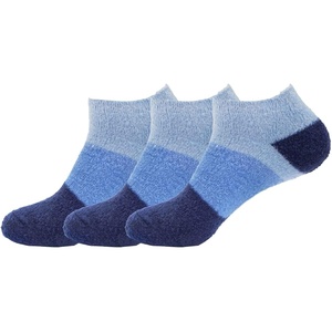image:imageBambooMN Womens Super Soft Aloe Infused Fuzzy Nylon Spa Socks  Size 912  Assortment D  3 PairsNavy