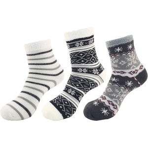 image:imageBambooMN Womens Super Soft Warm Cozy Fuzzy Socks AssortmentsAssortment B