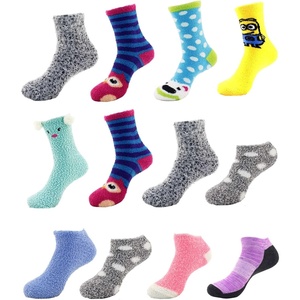 image:imageBambooMN Womens Super Soft Warm Cozy Fuzzy Socks AssortmentsAssortment O2