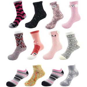 image:imageBambooMN Womens Super Soft Warm Cozy Fuzzy Socks AssortmentsAssortment O4