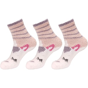 image:imageBambooMN Womens Super Soft Warm Microfiber Fuzzy Cozy Unicorn Series Crew Socks01 Unicorn  3 Pairs