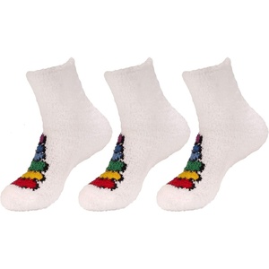 image:imageBambooMN Womens Super Soft Warm Microfiber Fuzzy Cozy Unicorn Series Crew Socks03 Unicorn Horn  3 Pairs