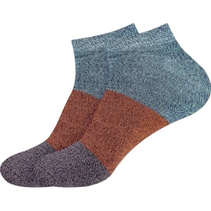 image:imageMens Bamboo Rayon Colored Superior Wicking Breathable Ankle Socks  2 Pair PacksMulticolor Blue Red Purple