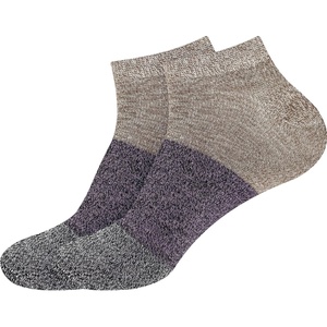 image:imageMens Bamboo Rayon Colored Superior Wicking Breathable Ankle Socks  2 Pair PacksMulticolor Brown Purple Black