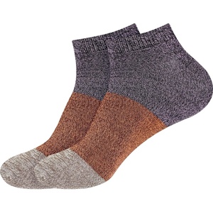image:imageMens Bamboo Rayon Colored Superior Wicking Breathable Ankle Socks  2 Pair PacksMulticolor Purple Red Brown