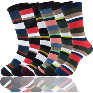 image:imageMens Extra Large Rayon from Bamboo Fiber Stripe Socks  Assortment 6A  6prs Size 1014