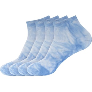 image:imageMens Rayon from Bamboo Fiber Colored Sports Superior Wicking Athletic Ankle Socks  4 Pair Value PackBlue