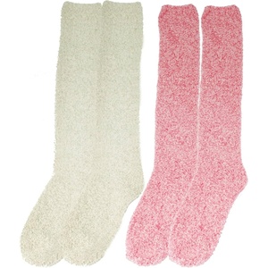 image:imageWomens Fuzzy Feather Soft Cozy Knee High SocksAssortment 2d