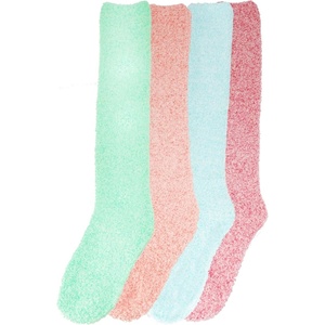 image:imageWomens Fuzzy Feather Soft Cozy Knee High SocksAssortment 4a